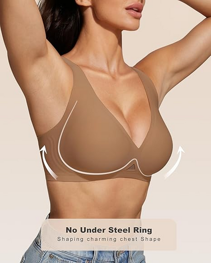 Deep-V Wireless Jelly Bra