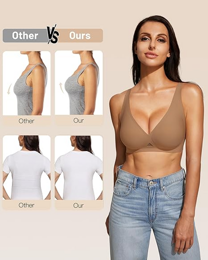 Deep-V Wireless Jelly Bra