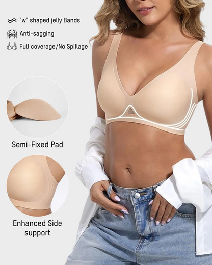 Deep-V Wireless Jelly Bra
