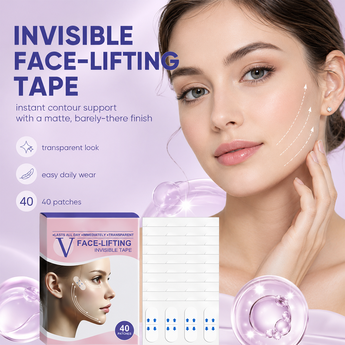 Invisible Face Lifting Tape