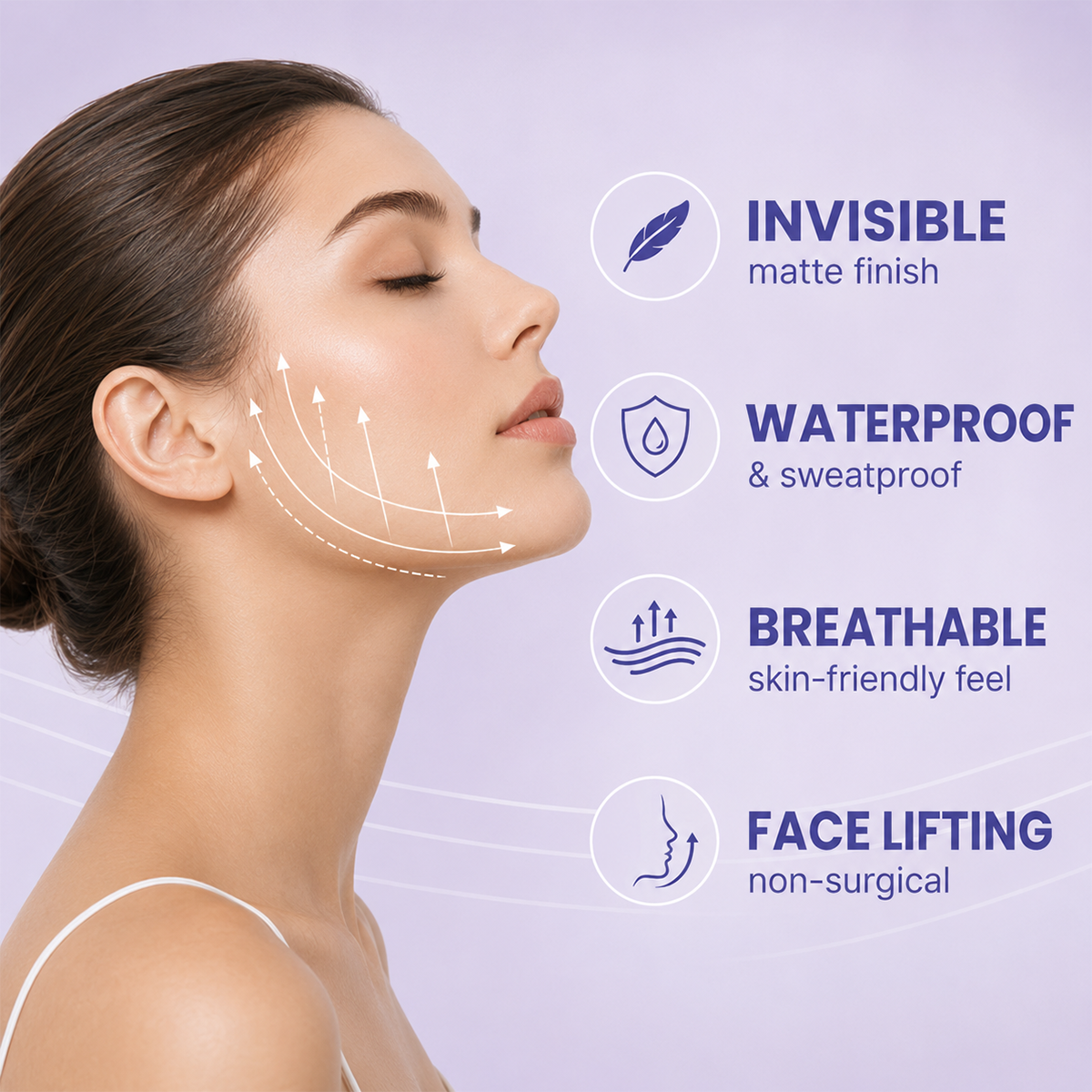 Invisible Face Lifting Tape