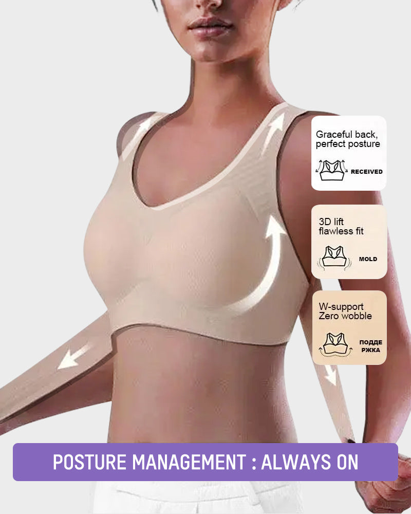 Cross-Back Front Closure Bra