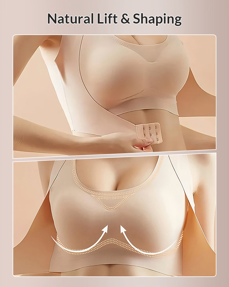 Cross-Back Front Closure Bra