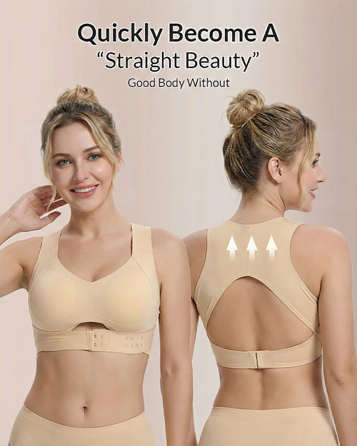 Cross-Back Front Closure Bra