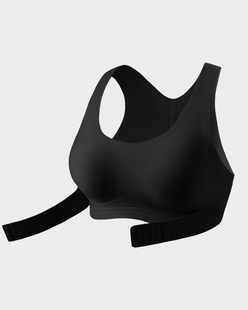Cross-Back Front Closure Bra