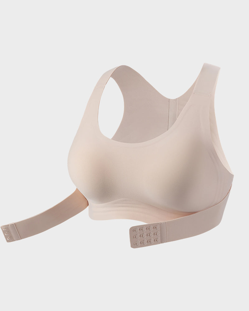 Cross-Back Front Closure Bra
